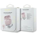 Wireless TWS in-ear headphones Guess Glossy Effect Printed Classic Logo & Charm pink