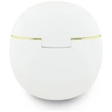 Wireless TWS in-ear headphones Guess Gold Line Triangle white
