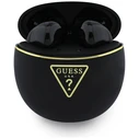 Wireless TWS in-ear headphones Guess Gold Line Triangle black