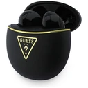 Wireless TWS in-ear headphones Guess Gold Line Triangle black