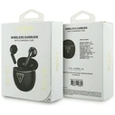 Wireless TWS in-ear headphones Guess Gold Line Triangle black