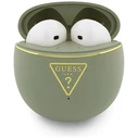 Wireless TWS in-ear headphones Guess Gold Line Triangle khaki