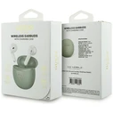 Wireless TWS in-ear headphones Guess Gold Line Triangle khaki