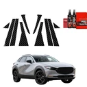 GrizzGlass BodyShield Caarbon Car Pillars Protective Film for Mazda CX-30 (2026) [10in1]