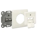 Modular Wall Outlet DeLOCK Δικτύου, Cat.6A, 2x LSA, 2 Port