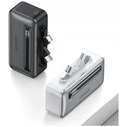 USAMS XB-Series CD233 5000mAh PD 20W Power Bank with USB-C / Lightning Cable Silver