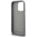 Karl Lagerfeld FW Grained Karl & Choupette Heads Pins Apple iPhone 16 Pro Max grey