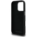 Karl Lagerfeld FW Grained Signature Logo Apple iPhone 16 Pro Max black