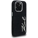 Karl Lagerfeld FW Jeans Signature Logo Apple iPhone 16 Pro black