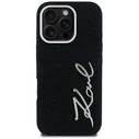 Karl Lagerfeld FW Jeans Signature Logo Apple iPhone 16 Pro Max black