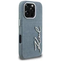 Karl Lagerfeld FW Jeans Signature Logo Apple iPhone 16 Pro blue