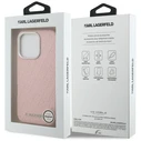 Karl Lagerfeld FW Stamped Karl MagSafe Apple iPhone 16 Pro pink