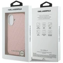 Karl Lagerfeld FW Stamped Karl MagSafe Apple iPhone 16 pink