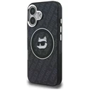 Karl Lagerfeld IML Choupette Head Logo MagSafe Apple iPhone 16 black
