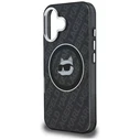 Karl Lagerfeld IML Choupette Head Logo MagSafe Apple iPhone 16 black