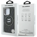 Karl Lagerfeld IML Choupette Head Logo MagSafe Apple iPhone 16 Pro Max black