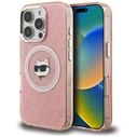 Karl Lagerfeld IML Choupette Head Logo MagSafe Apple iPhone 16 Pro pink