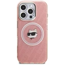 Karl Lagerfeld IML Choupette Head Logo MagSafe Apple iPhone 16 Pro pink