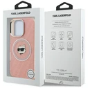 Karl Lagerfeld IML Choupette Head Logo MagSafe Apple iPhone 16 Pro pink