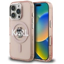 Karl Lagerfeld IML Choupette Sketch Logo MagSafe Apple iPhone 16 Pro Max pink