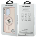 Karl Lagerfeld IML Choupette Sketch Logo MagSafe Apple iPhone 16 Pro pink