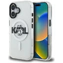 Karl Lagerfeld IML Choupette Sketch Logo MagSafe Apple iPhone 16 clear
