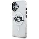 Karl Lagerfeld IML Choupette Sketch Logo MagSafe Apple iPhone 16 clear