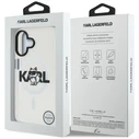 Karl Lagerfeld IML Choupette Sketch Logo MagSafe Apple iPhone 16 clear