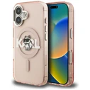 Karl Lagerfeld IML Choupette Sketch Logo MagSafe Apple iPhone 16 pink