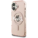 Karl Lagerfeld IML Choupette Sketch Logo MagSafe Apple iPhone 16 pink