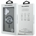 Karl Lagerfeld IML Glitter Karl & Choupette Sketch Logo MagSafe Apple iPhone 16 black