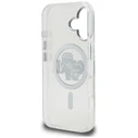 Karl Lagerfeld IML Glitter Karl & Choupette Sketch Logo MagSafe Apple iPhone 16 clear
