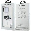 Karl Lagerfeld IML Glitter Karl & Choupette Sketch Logo MagSafe Apple iPhone 16 Pro Max clear