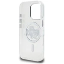 Karl Lagerfeld IML Glitter Karl & Choupette Sketch Logo MagSafe Apple iPhone 16 Pro clear