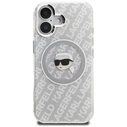 Karl Lagerfeld IML Karl Head Logo MagSafe Apple iPhone 16 grey