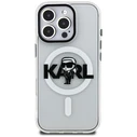 Karl Lagerfeld IML Karl Sketch Logo MagSafe Apple iPhone 16 Pro clear
