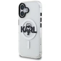 Karl Lagerfeld IML Karl Sketch Logo MagSafe Apple iPhone 16 clear