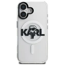 Karl Lagerfeld IML Karl Sketch Logo MagSafe Apple iPhone 16 clear