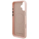 Karl Lagerfeld Initial & Metal Logo MagSafe Apple iPhone 16 Plus pink