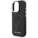 Karl Lagerfeld Initial & Metal Logo MagSafe Apple iPhone 16 Pro black