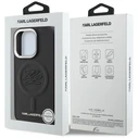 Karl Lagerfeld Initial & Metal Logo MagSafe Apple iPhone 16 Pro black