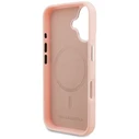 Karl Lagerfeld Initial & Metal Logo MagSafe Apple iPhone 16 pink