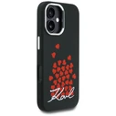 Karl Lagerfeld Silicone Heart Sign Logo MagSafe Apple iPhone 16 black