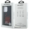 Karl Lagerfeld Silicone Heart Sign Logo MagSafe Apple iPhone 16 black