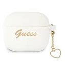 [CR] Guess GUA3LSCHSH Apple AirPods 3 cover white Silicone Charm Collection