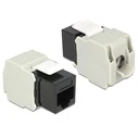 Αξεσουάρ Δικτύου Delock Keystone Module RJ45 female, Cat.6 UTP, μαύρο