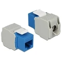 Keystone Delock Module RJ45 86343, CAT 6 Utp, Μπλε