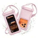 Tech-Protect UWC7 Universal Waterproof Floating Case 6.9 Inch Pink