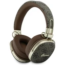 Guess Wireless over-ear headphones Bluetooth ENC Metal 4G Script Logo brown