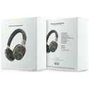Guess Wireless over-ear headphones Bluetooth ENC Metal 4G Script Logo brown